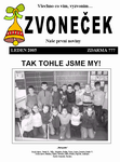 Titulní strana novin